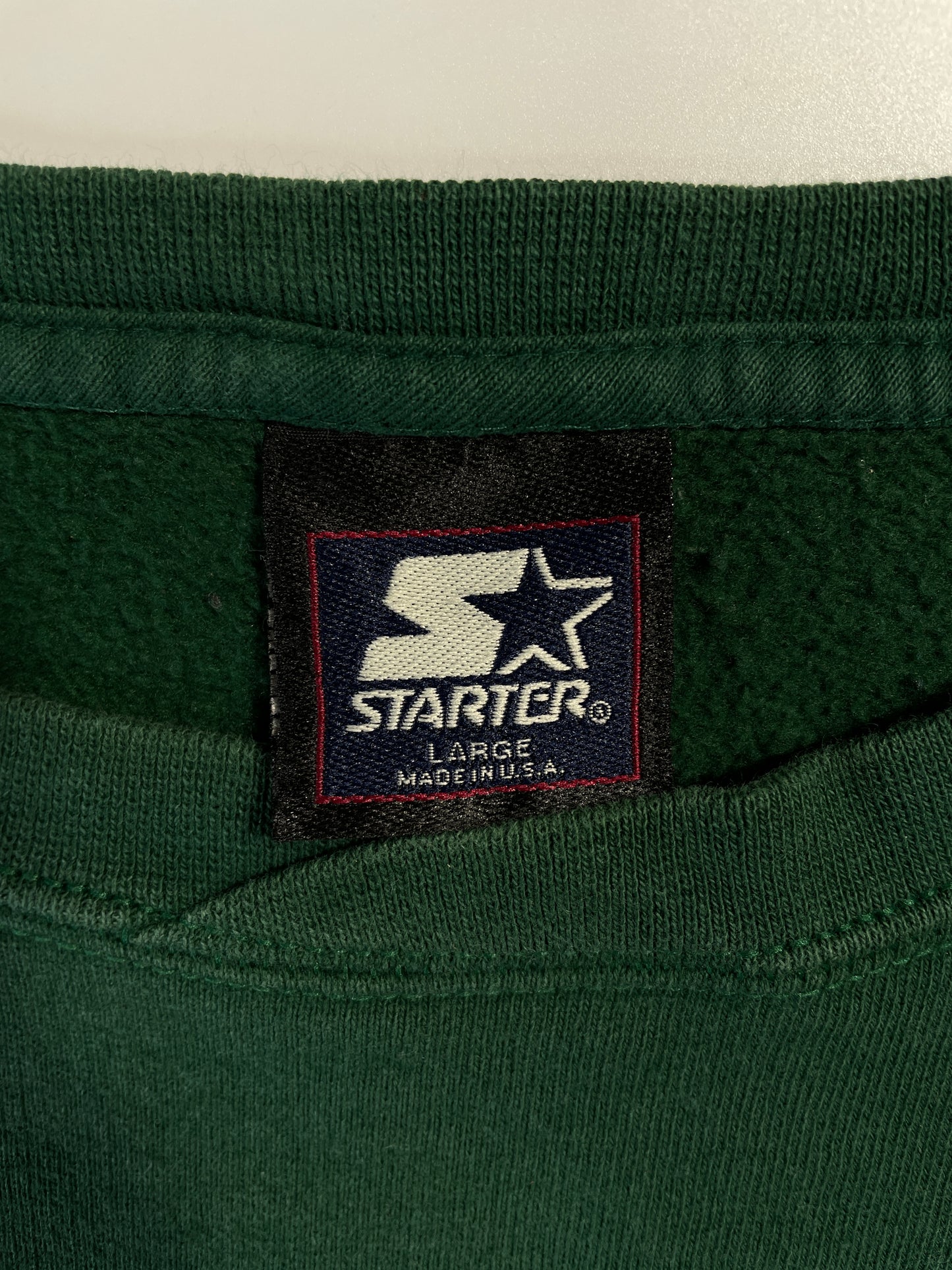 90's STARTER x GREEN BAY PACKERS Made in USA Size L Vintage NFL Sweat-Shirt / A9511