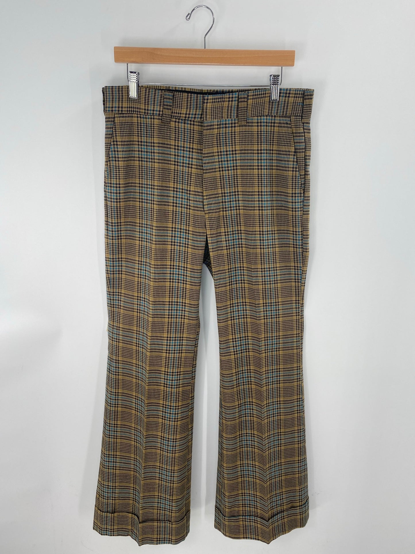 90’s LEE Made in USA Size W32xL31.5 Plaid Pants / A9100
