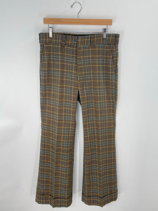 90’s LEE Made in USA Size W32xL31.5 Plaid Pants / A9100