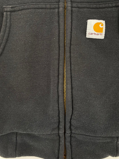 Vintage CARHARTT Size Approx.XL Double Faced Zip-Up Hoodie Sweat-Shirt  / A1647