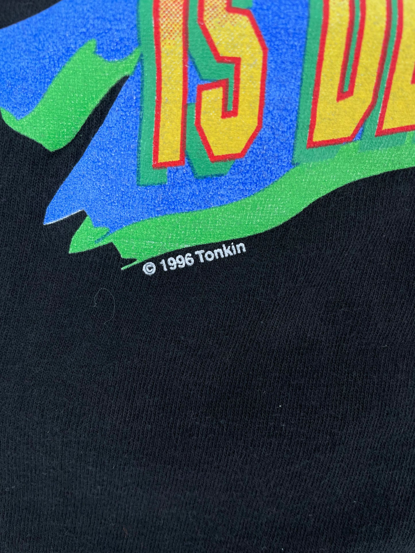 .1996 NASCAR x CHAD LITTLE Size XL Vintage Racing T-Shirt / E2359T