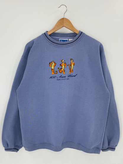 00' DISNEY TIGGER Size L Vintage Sweat-Shirt / K6127