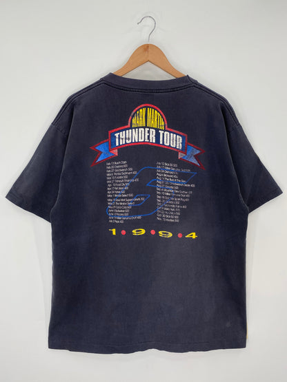 1994 MARK MARTIN x VALVOLINE Made in USA Size XXL Vintage Racing T-Shirts / A7643