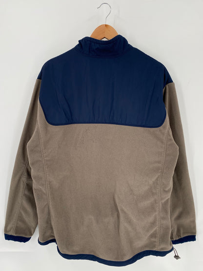 Vintage NIKE Size No Tag (Approx.XL) Half Zip Fleece Jacket / K6070