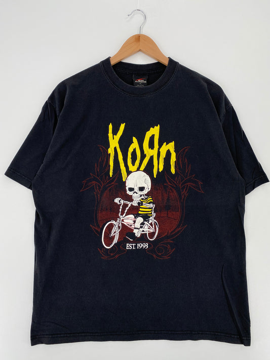 Vintage KORN Size XL Vintage Music T-Shirt / A2019