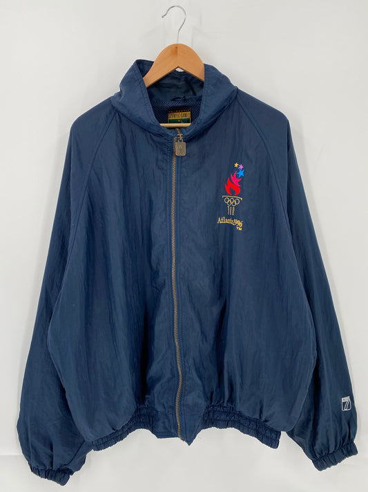 1996 ATLANTA OLYMPIC Size XL Vintage Nylon Jacket / K6074