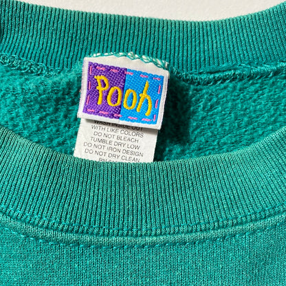 00' WINNIE THE POOH Made in USA Size L Vintage Sweat-shirt / E3870S