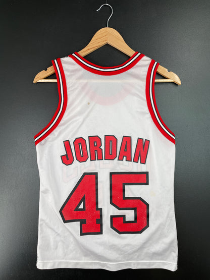90’s Champion x CHICAGO BULLS 45 JORDAN Size Approx.S NBA Jersey / A7130