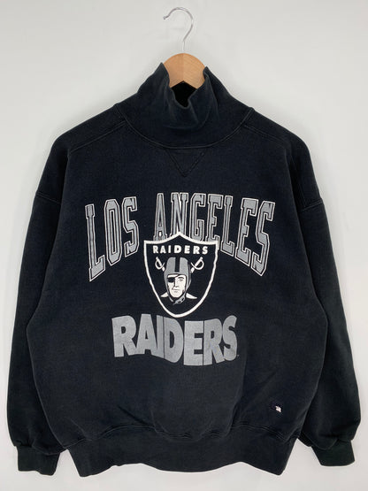 90’s LOS ANGELES RAIDERS Made in USA Size L NFL Sweat-Shirts/ K9924