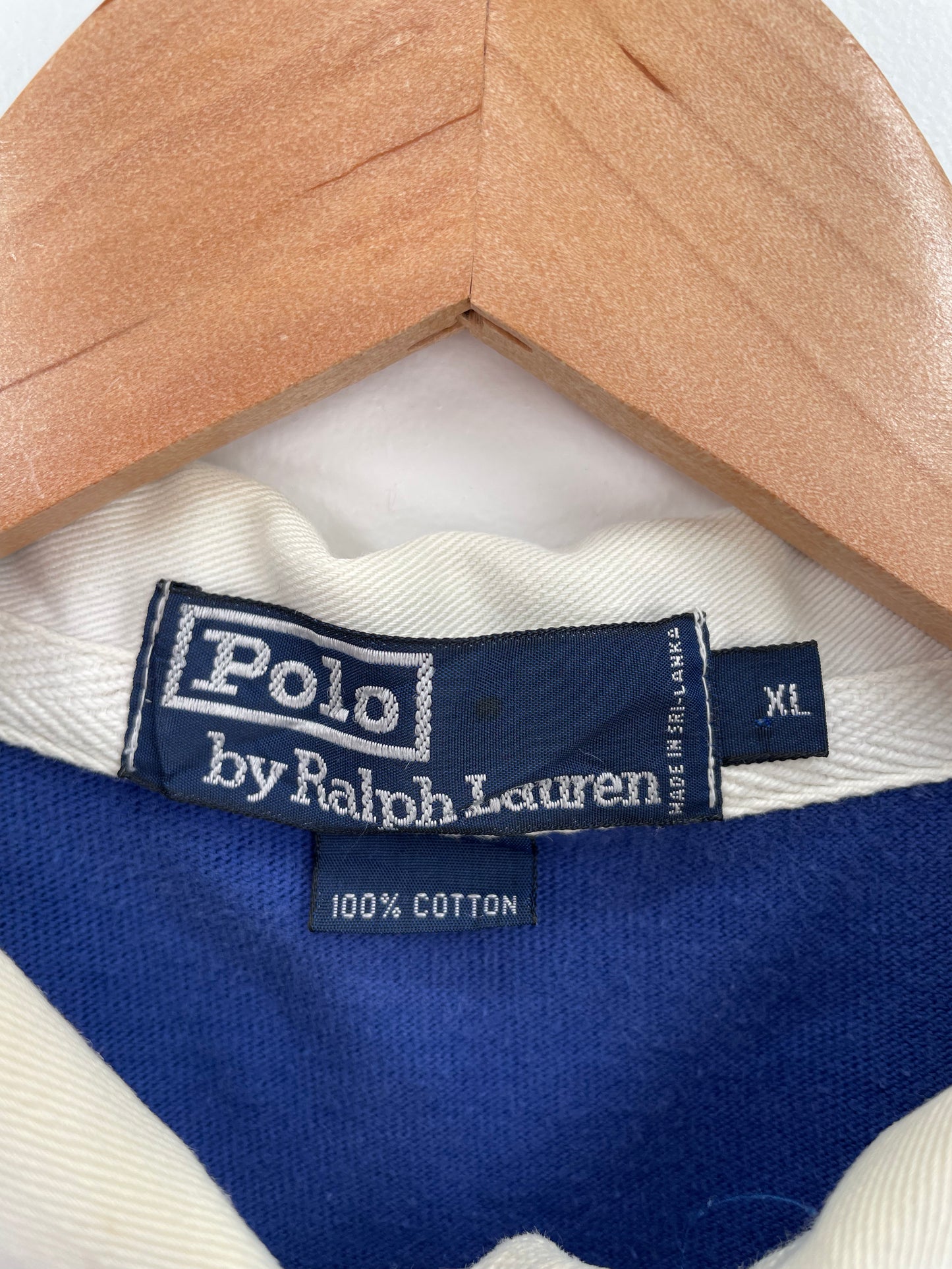 90's POLO RALPH LAUREN Size XL Vintage Rugby-Shirt / A377