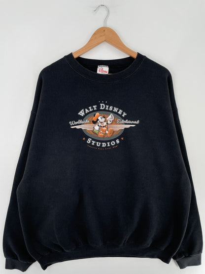 00' DISNEY MICKEY Made in USA Size XXL Vintage Sweat Shirt / E4870S