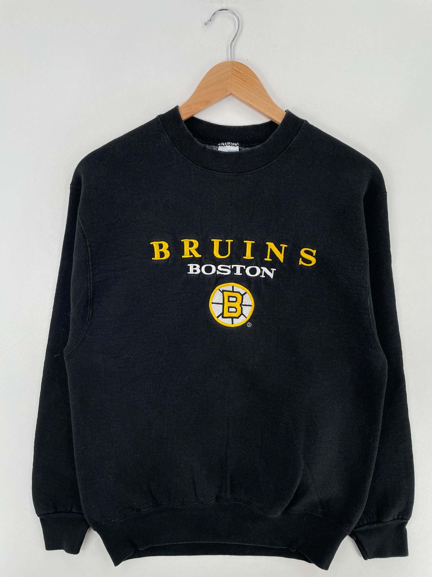 90's SALEM x BOSTON BRUINS Made in USA Size M Vintage NHL Sweat-Shirt / E3035S