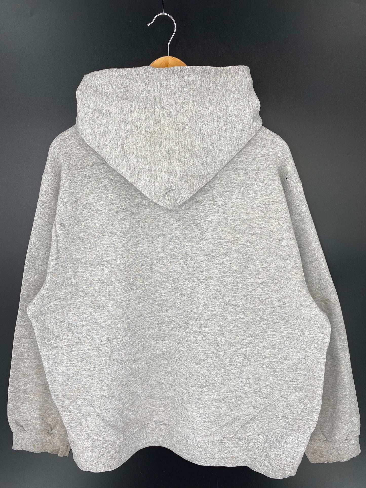 90’s NIKE CENTER SWOOSH Damaged Made in USA Size XL Vintage Hoodie Sweat-shirt / K8943
