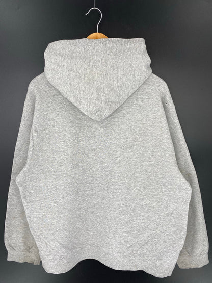 90’s NIKE CENTER SWOOSH Damaged Made in USA Size XL Vintage Hoodie Sweat-shirt / K8943