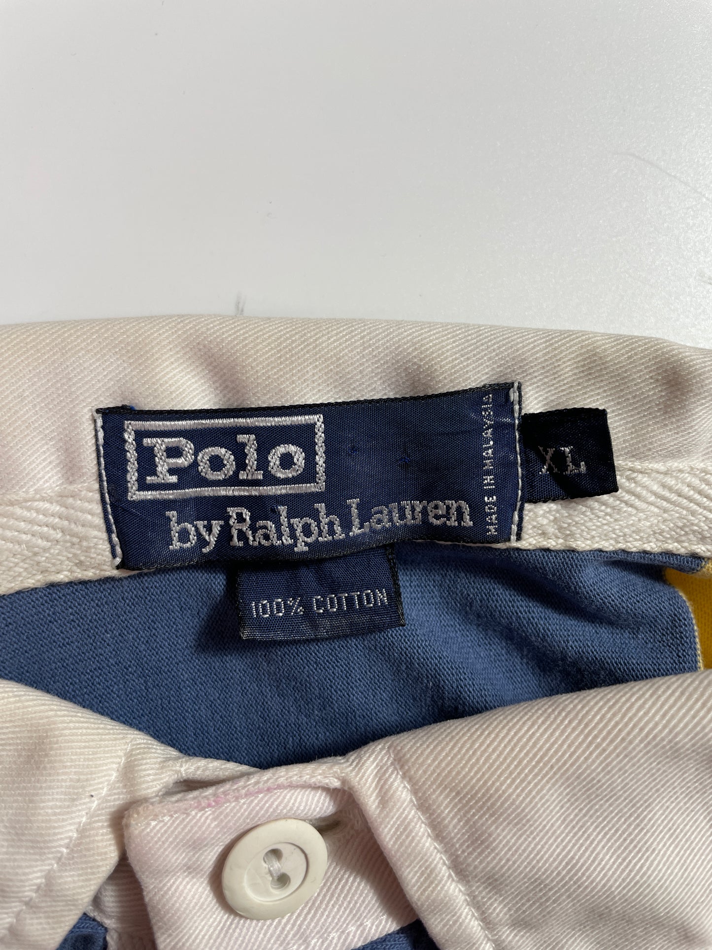 90's POLO RALPH LAUREN Size L Vintage Rugby Shirt / E2671R