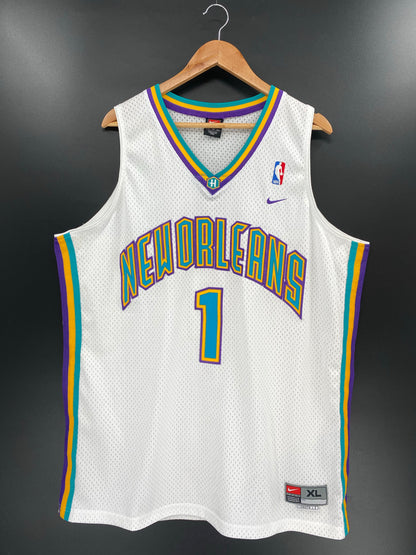 00' NIKE NEW ORLEANS HORNETS BARON DAVIS Size XL NBA Jersey / K4480