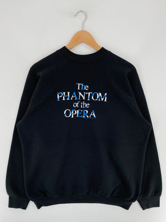 .Vintage THE PHANTOM OF THE OPERA Size Approx L Sweat-Shirt / E6585S