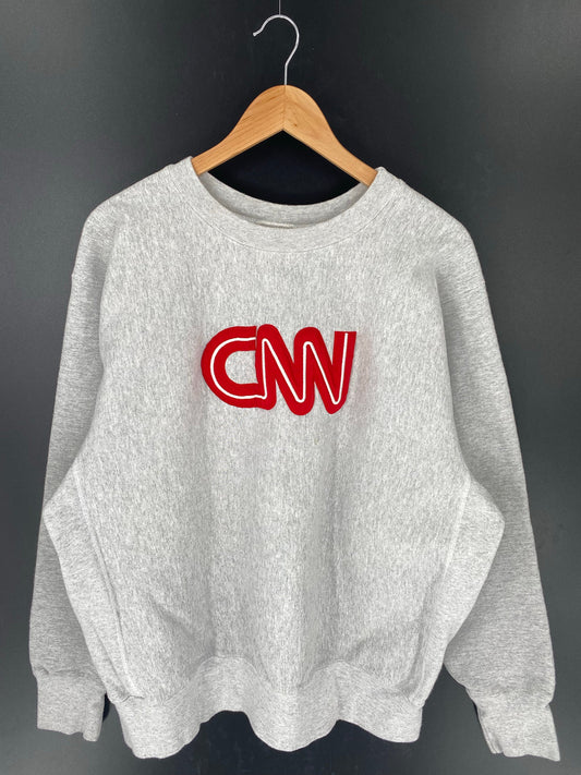 90's CNN Made in USA Size XL Vintage Sweat-Shirt / A8079