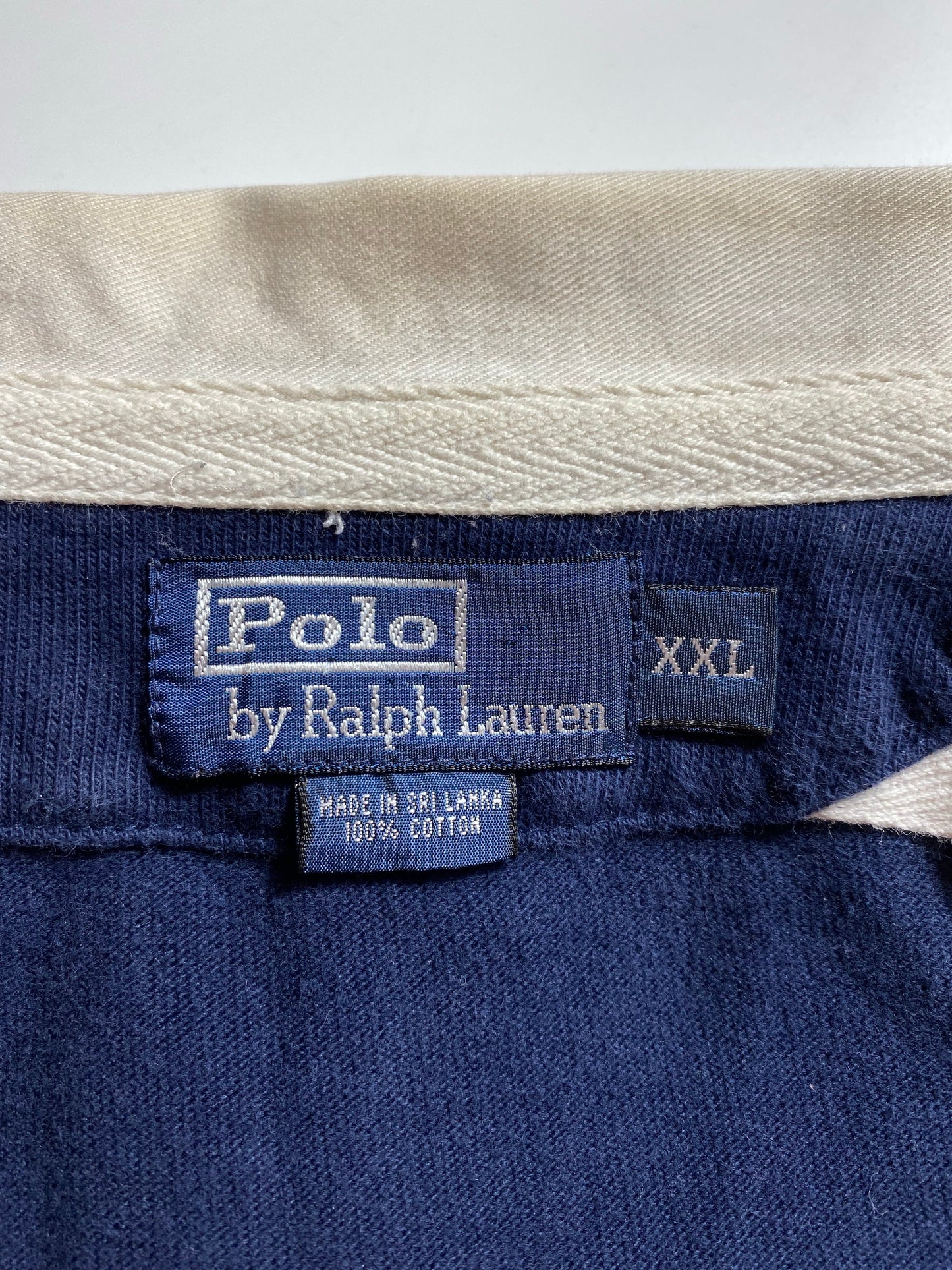 90's POLO RALPH LAUREN Size XXL Vintage Rugby Shirt / E4103R