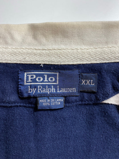 90's POLO RALPH LAUREN Size XXL Vintage Rugby Shirt / E4103R