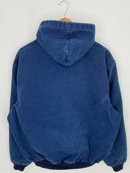 Vintage CARHARTT Size XL Zip-up Hoodie Sweat-shirt Jacket / K8109
