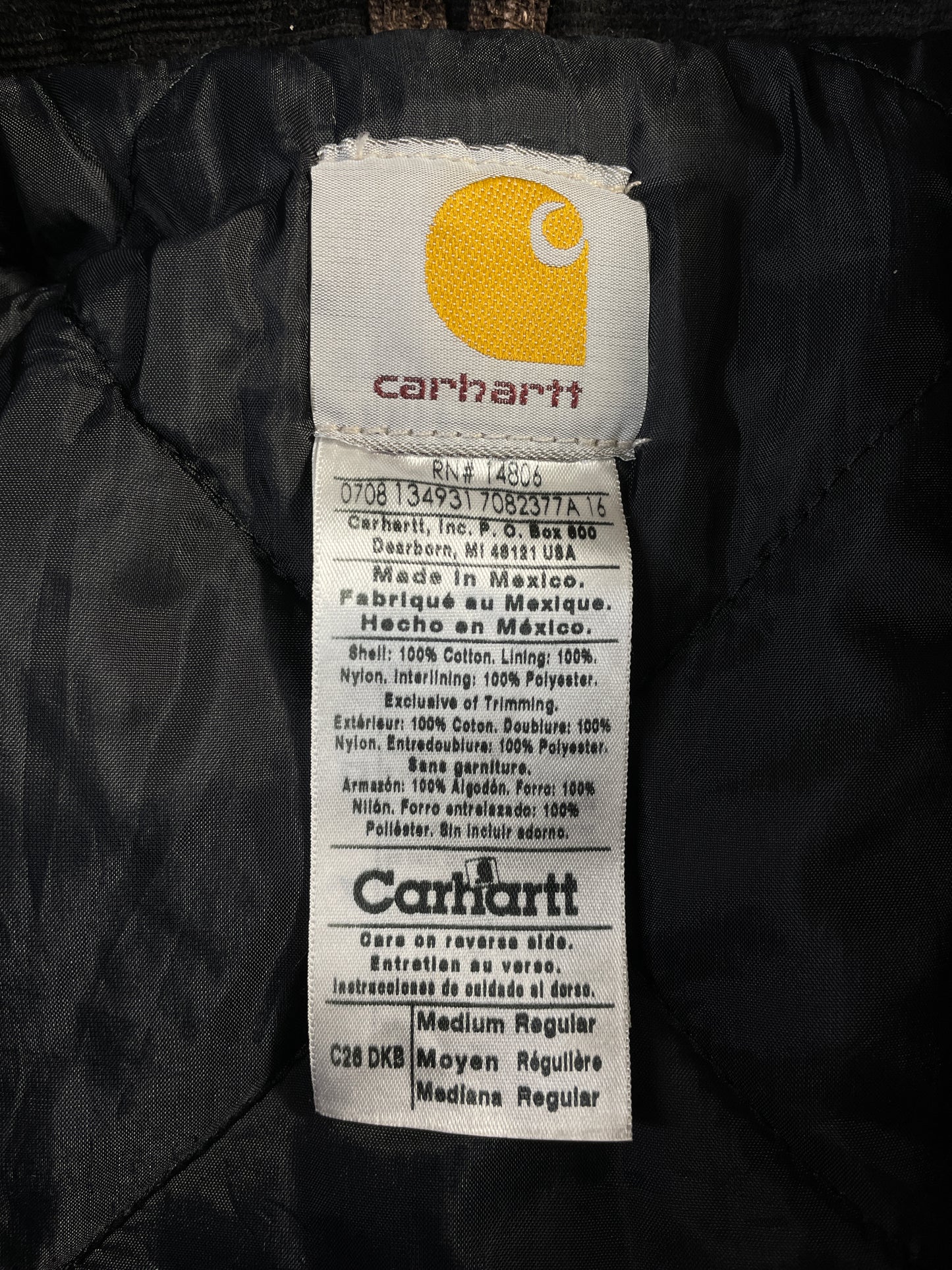 Vintage CARHARTT Size M Duck Jacket / E3973J
