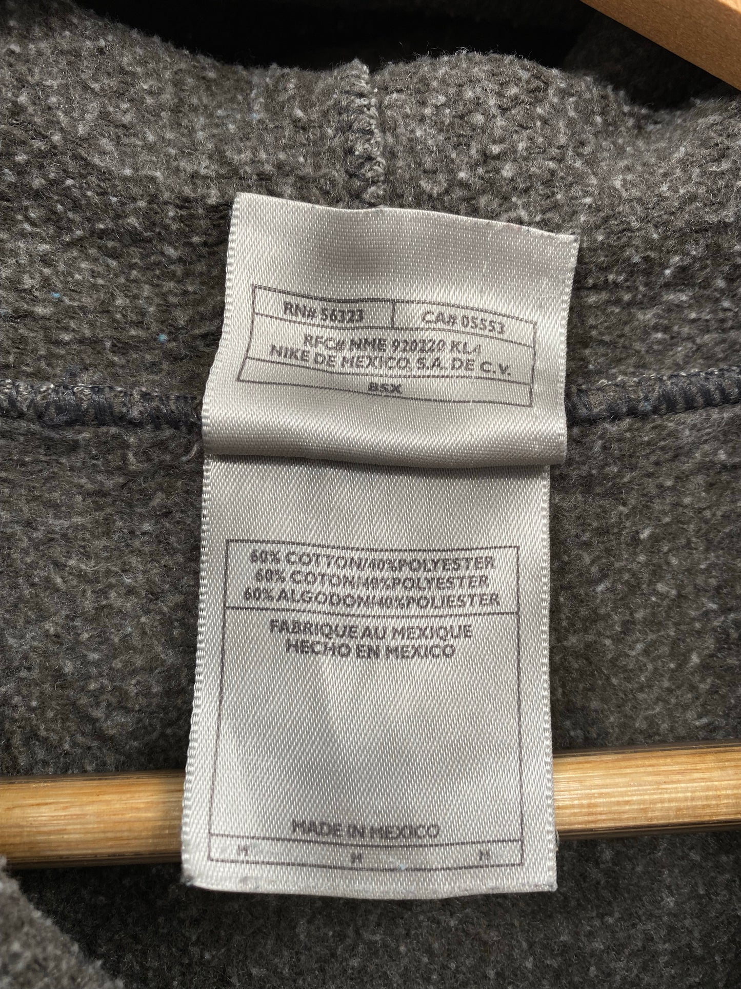 90's NIKE CENTER SWOOSH Size M Vintage Hoodie Sweat-Shirt / K6709