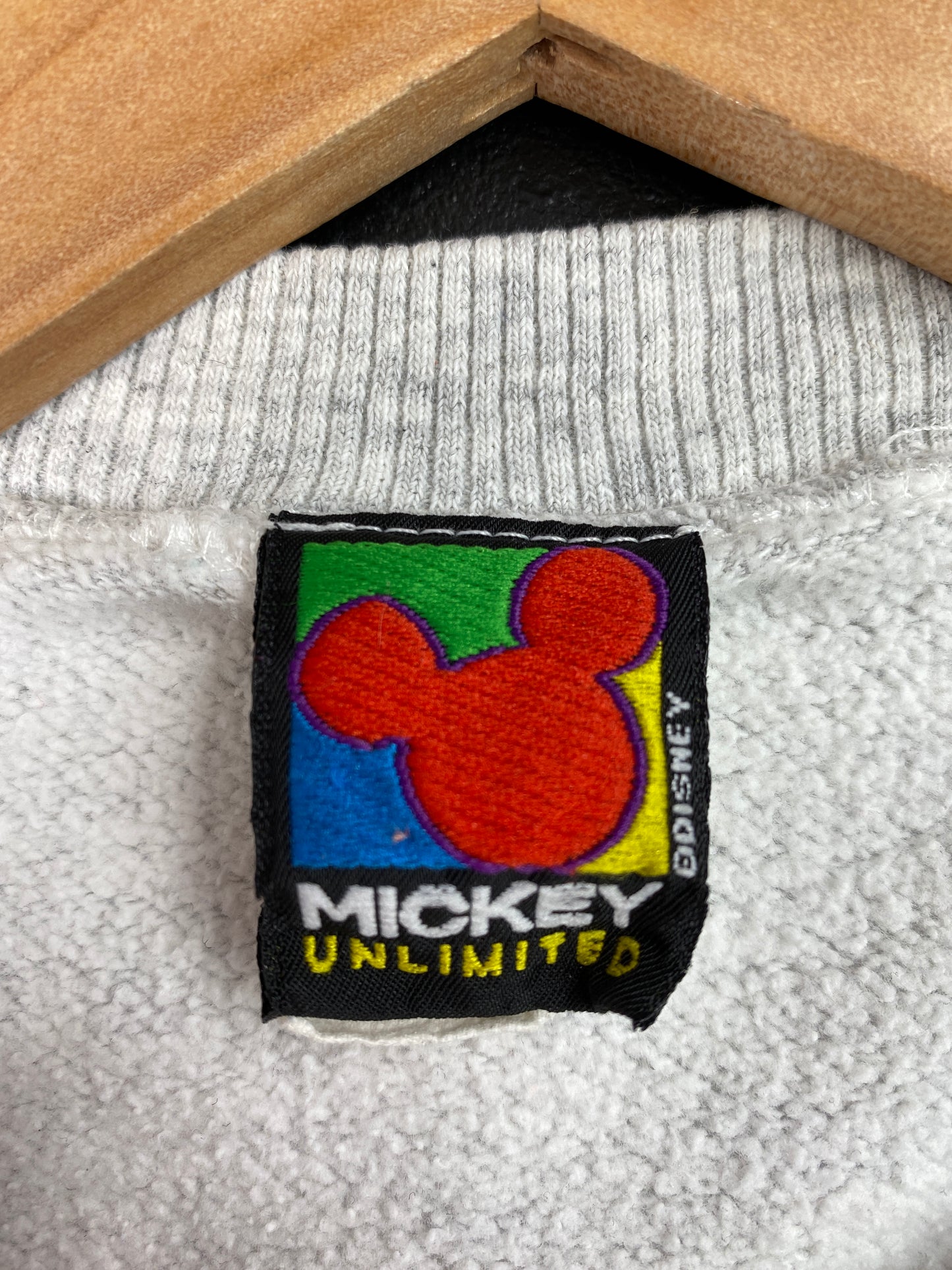 90's DISNEY MICKEY'S GYM Approx. Size L Vintage Sweat-shirt / A7228