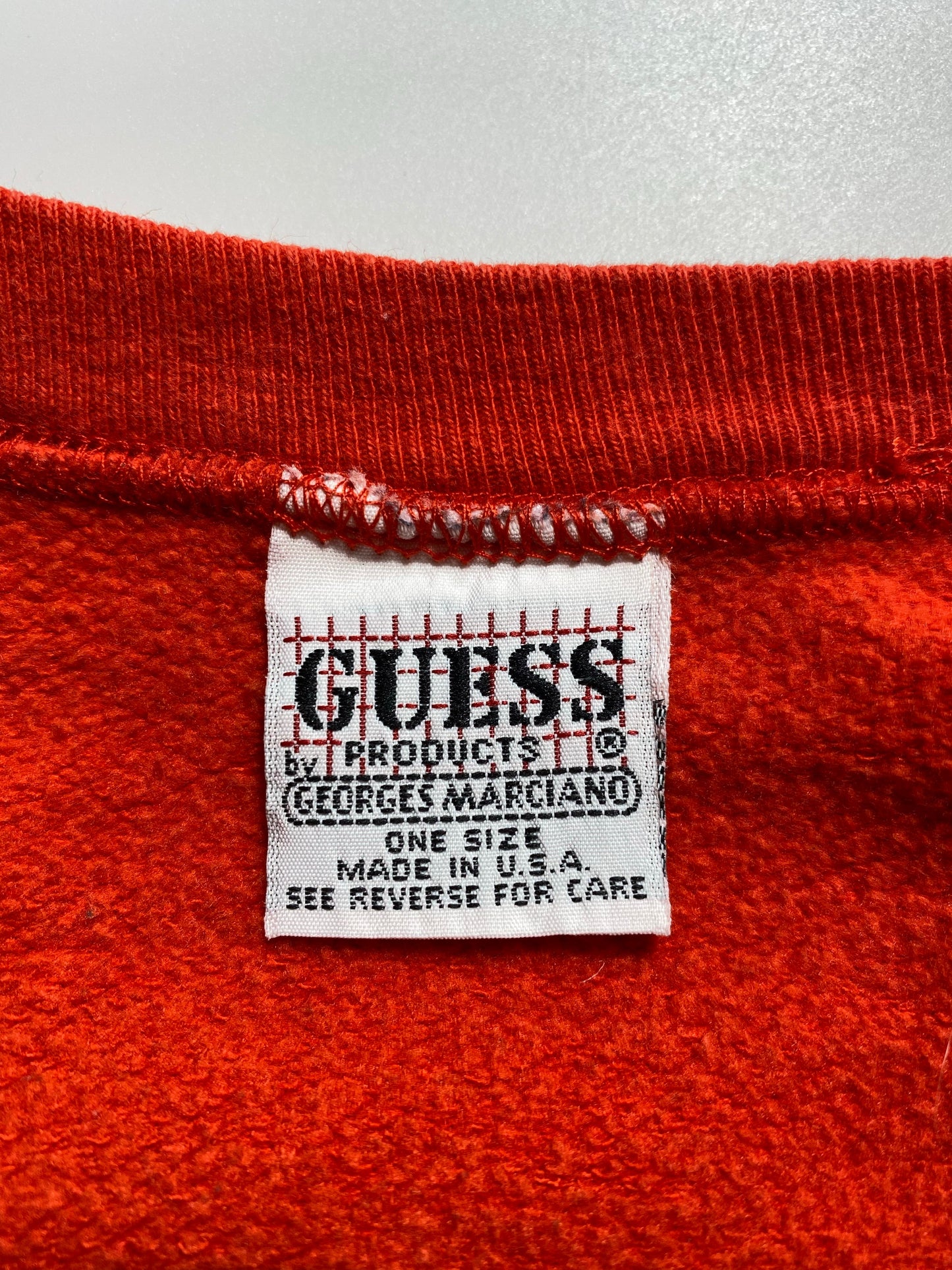 90’s GUESS Size One Size(approx.S-M) Sweat-Shirt / A9220
