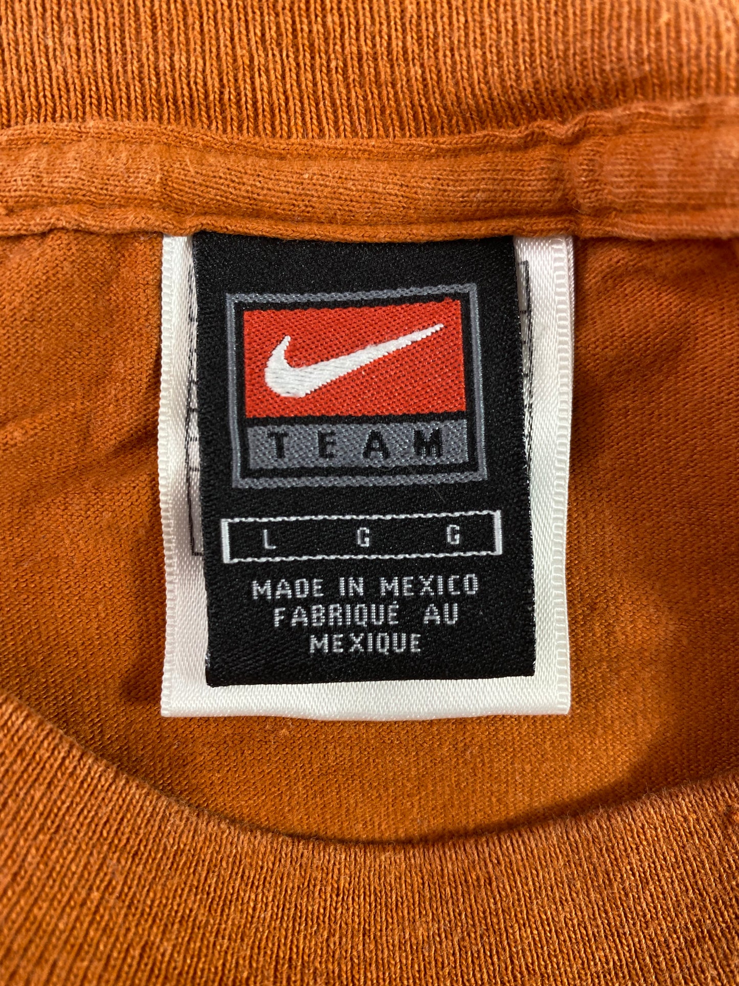 00' NIKE CENTER SWOOSH Size L Vintage Long Sleeve T-shirt / A2969
