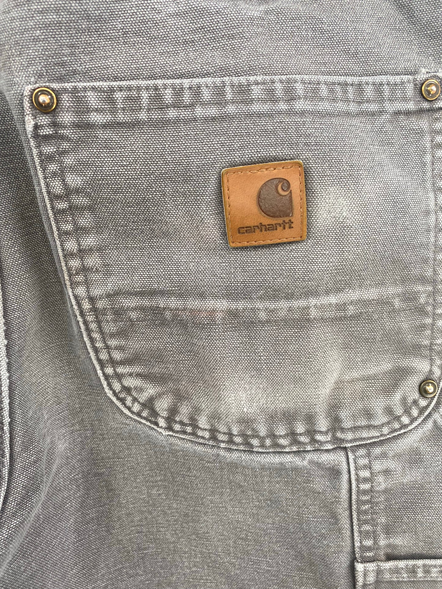 Vintage CARHARTT Size W30xL30 Double Knee Duck Pants / K9457
