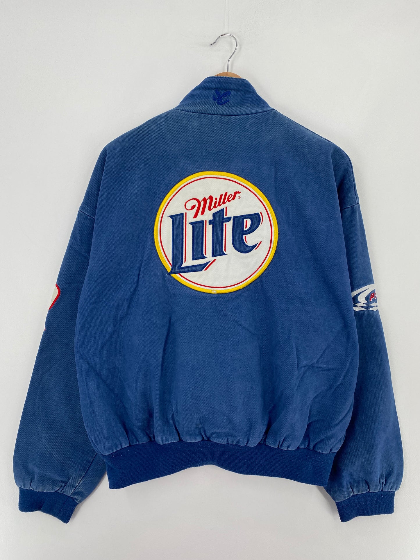 Vintage MILLER LITE Size M Racing Jacket / E1912J