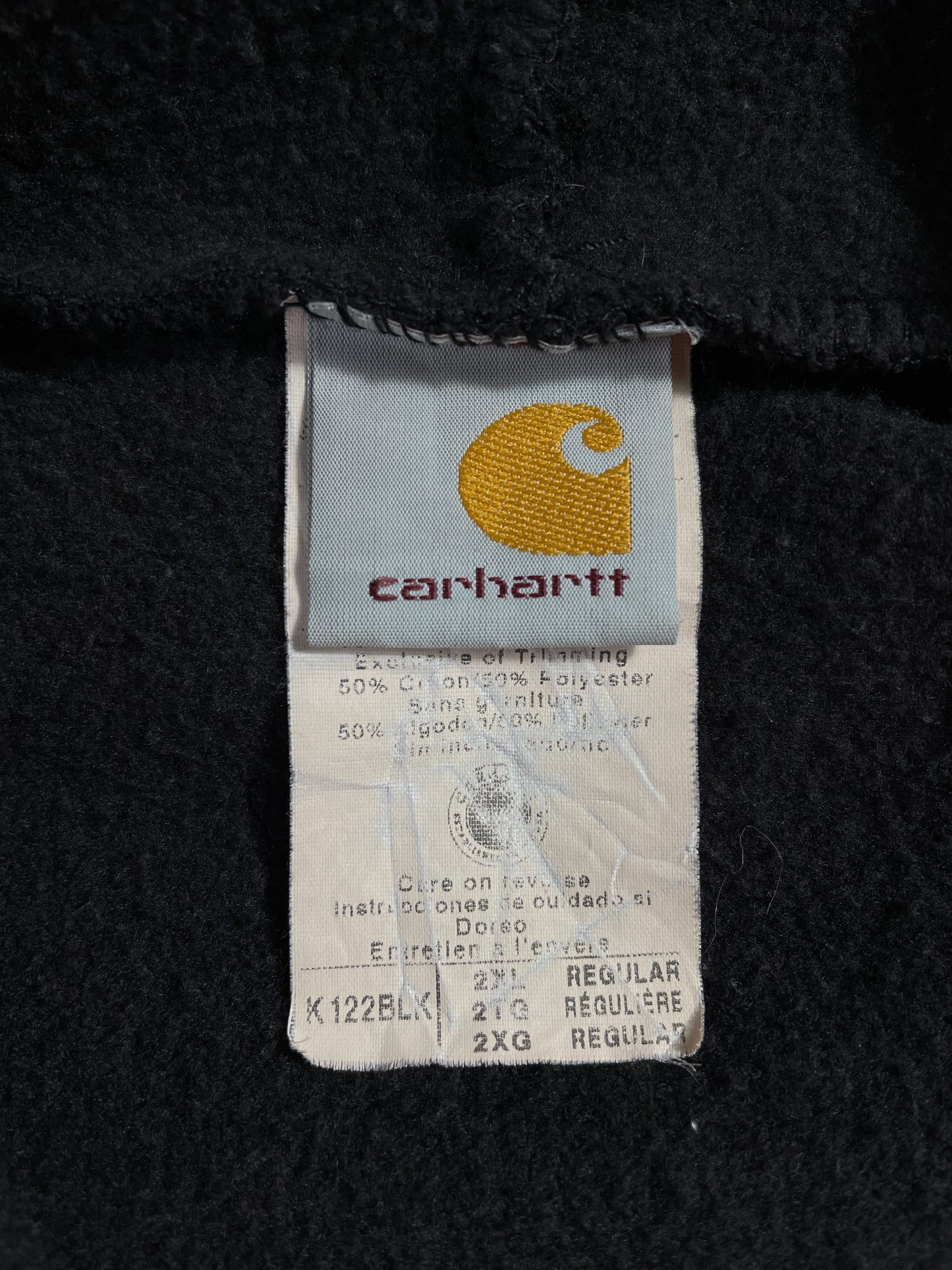 Vintage CARHARTT Size XXL Zip-up Sweat shirt / E4929S