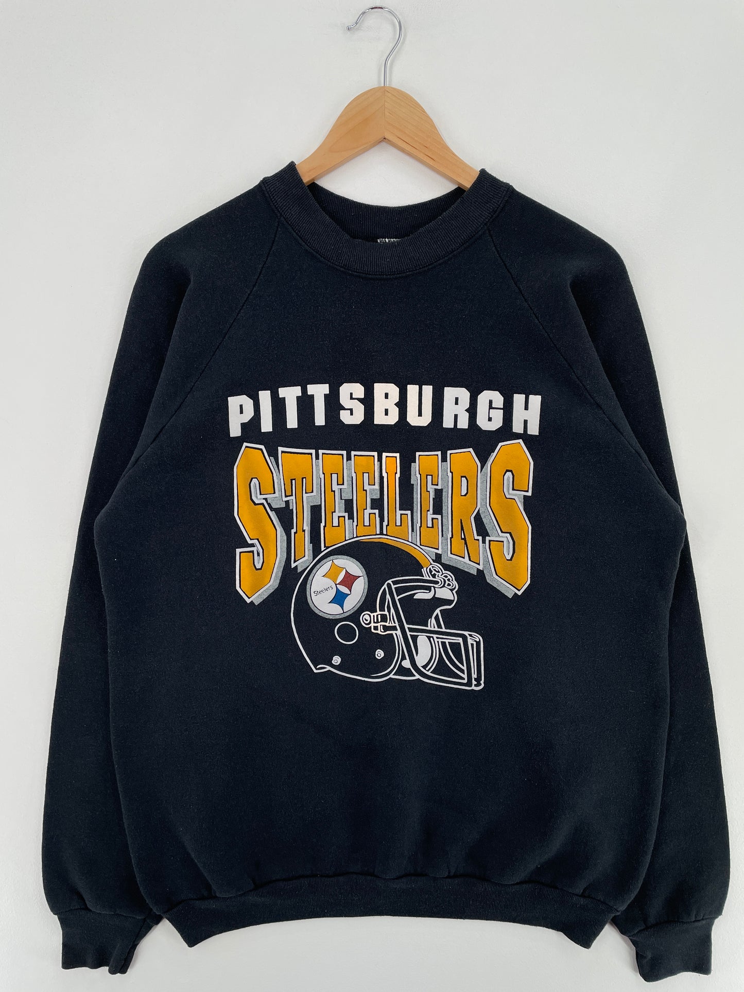 .90's PITTSBURGH STEELERS Made in USA Size XL Vintage NFL Sweat-shirt / E2049S