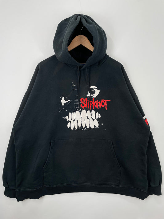 2001 SLIPKNOT Size XXL Vintage Hoodie Music Sweat-shirt / E3503S