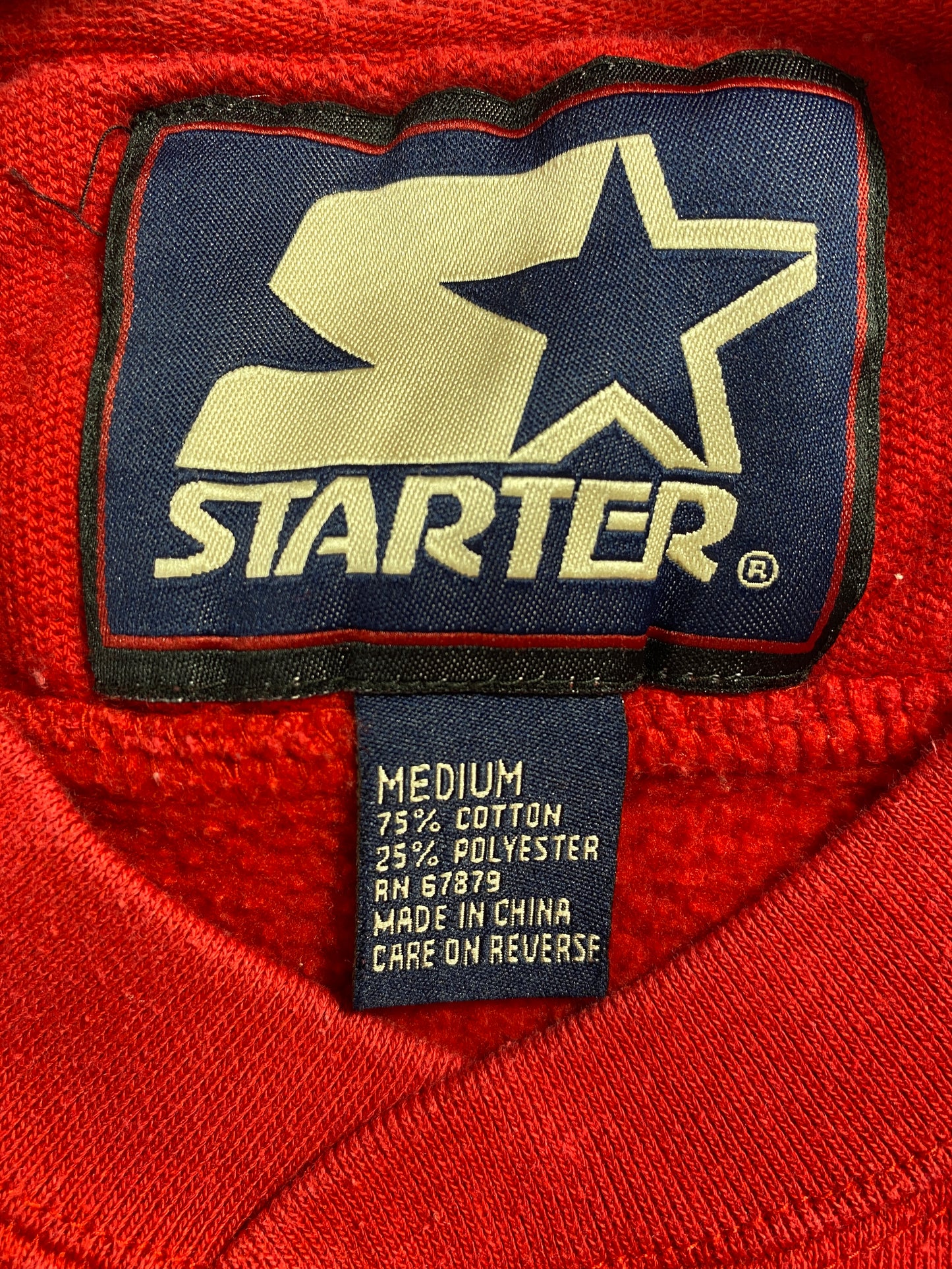 90's STARTER IOWA STATE Size M Vintage College Sweat-shirt / A4906