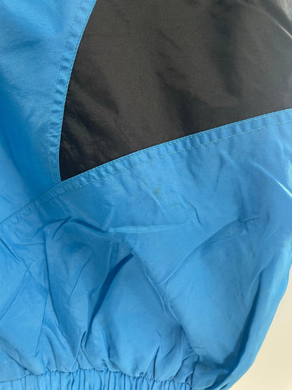 90's CAROLINA PANTHERS Size L Vintage NFL Zip-up Nylon Jacket / A8847