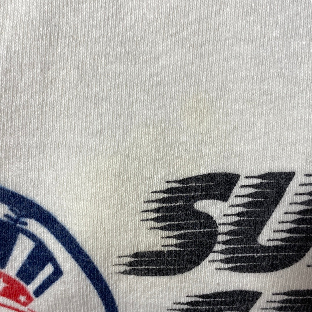 2000 SUBWAY SERIES NEW YORK YANKEES x NEW YORK METS Size XL Vintage MLB T-Shirt / E4540T