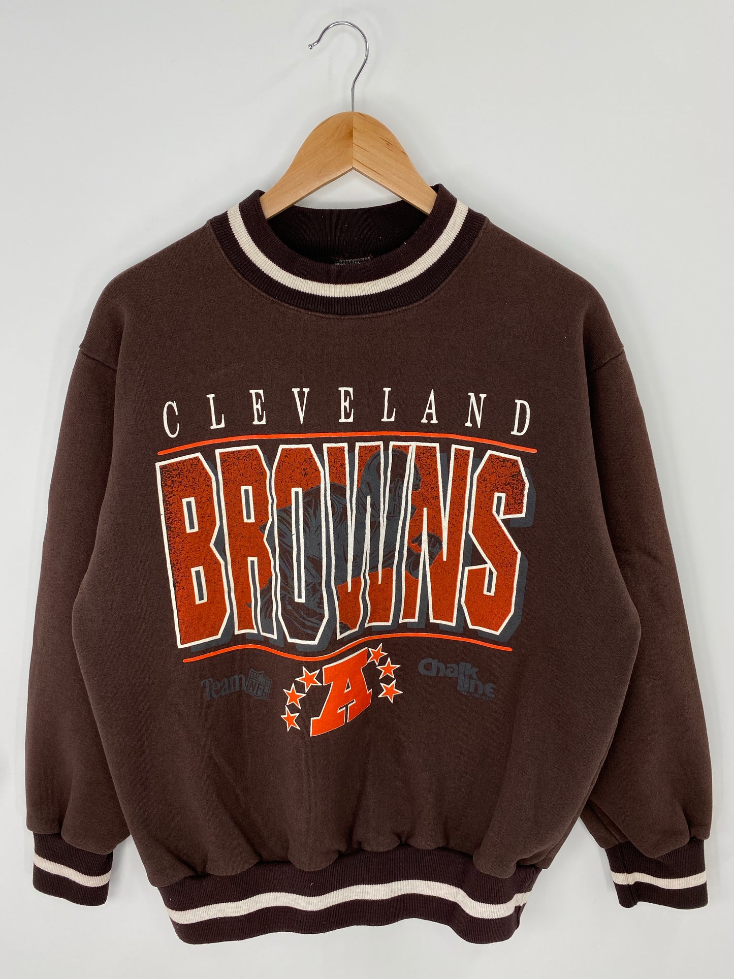 90's CLEVELAND BROWNS Size L Vintage NFL Sweat-Shirt/ K8297