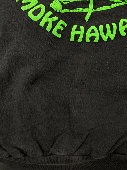 Vintage TRY FLYIN' SMOKE HAWAIIAN Size No Tag(Approx.M) Sweat-shirt / E3500S