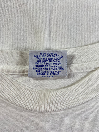 90's NEW YORK GIANS Made in USA Size L Vintage NFL T-Shirt / E6092T