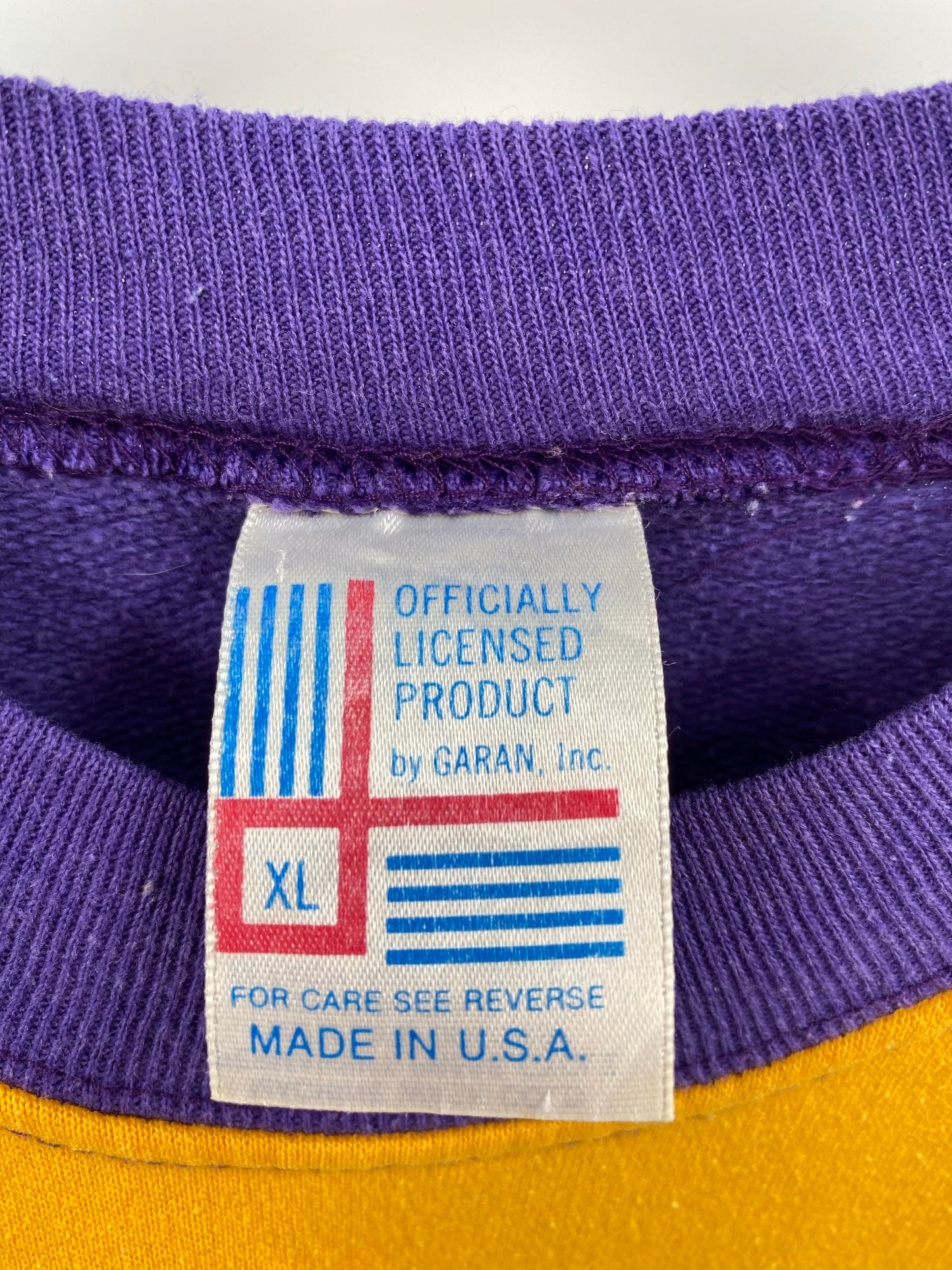 90's MINNESOTA VIKINGS Made in USA Size XL Vintage NFL Sweat-Shirts / K8387