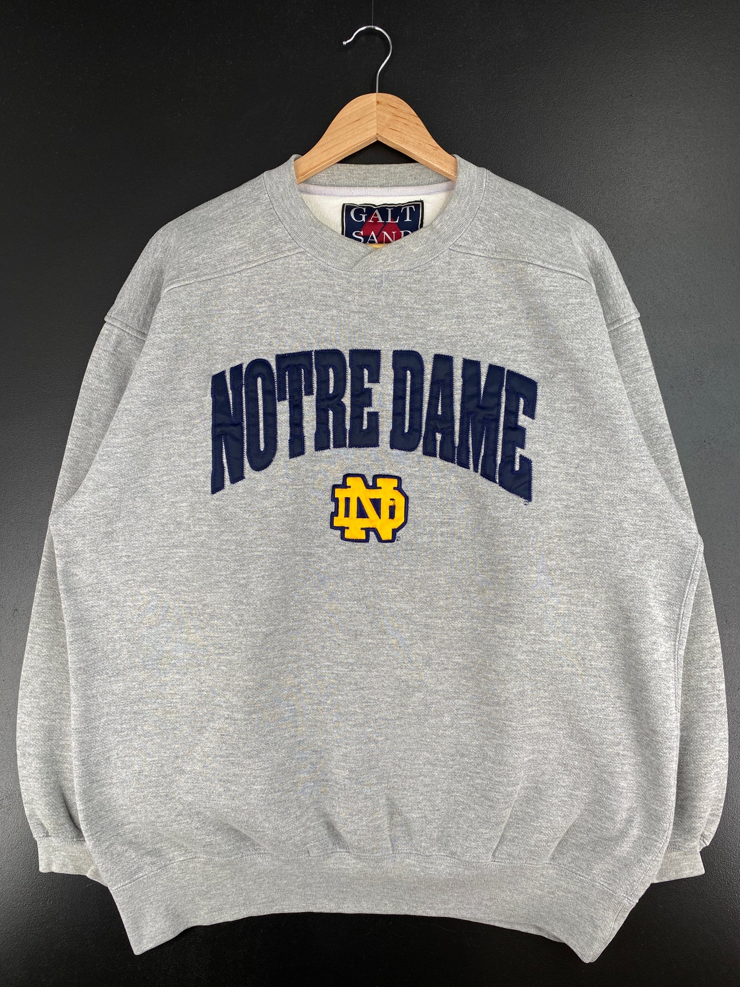 Vintage NOTRE DAME Size L College Sweat-Shirt / A3401