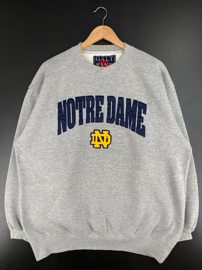 Vintage NOTRE DAME Size L College Sweat-Shirt / A3401