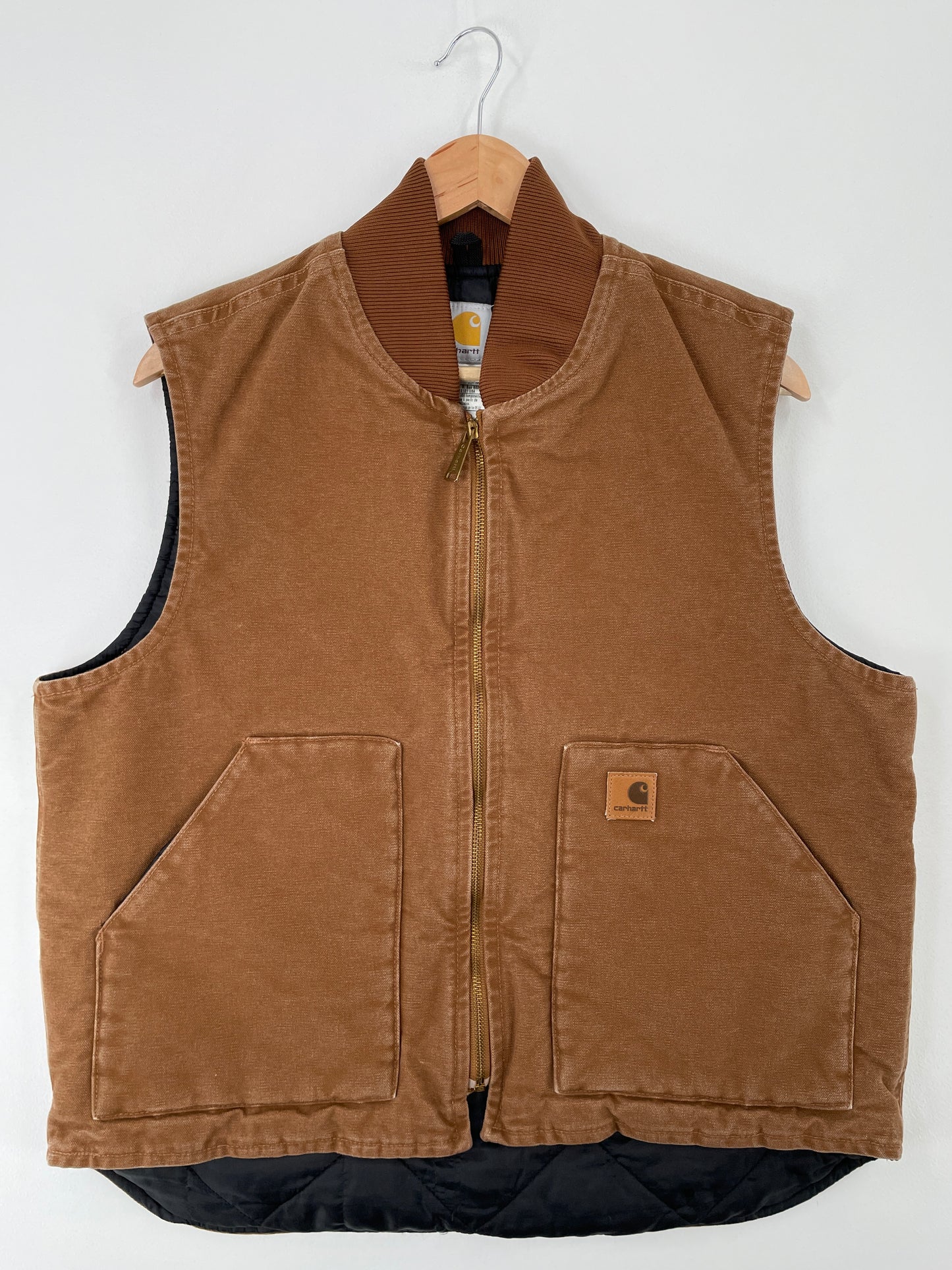 Vintage CARHARTT Size L Duck Vest / A9159