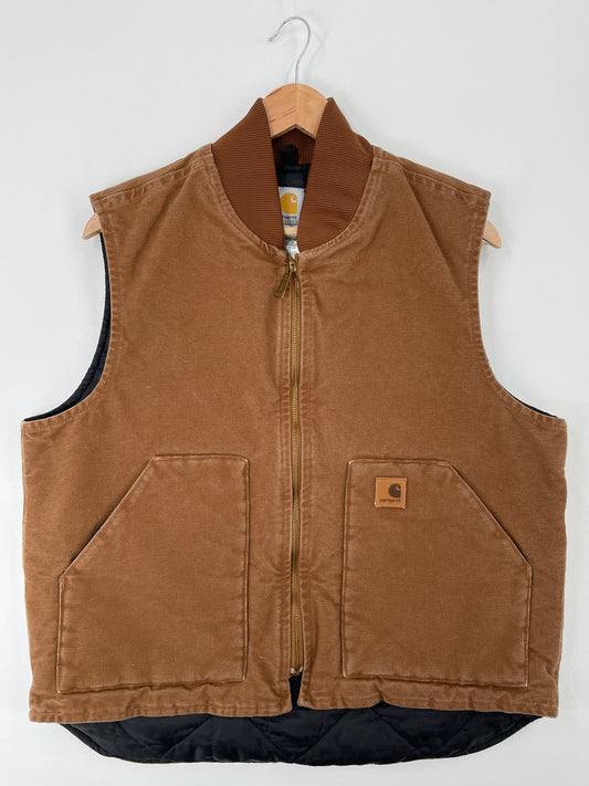 Vintage CARHARTT Size L Duck Vest / A9159