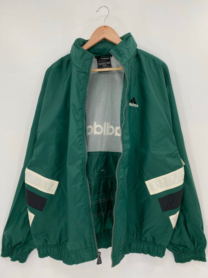 .90's ADIDAS Size L Vintage Nylon Jacket / A7020
