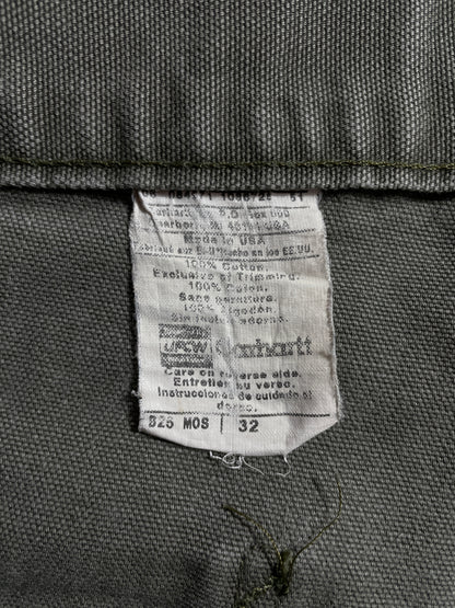 .Vintage CARHARTT Made in USA Size W32xL8 Duck Shorts / A3562