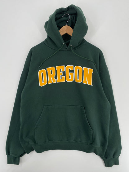 Vintage CHAMPION x UNIVERSITY OF OREGON Size XL College Hoodie Sweat-shirt / A5627