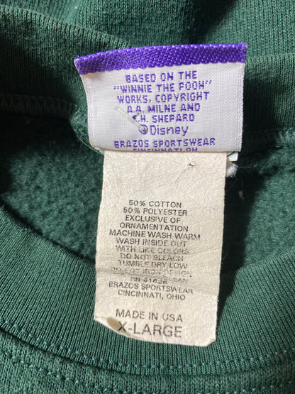 90’s DISNEY POOH Made in USA Size XL Vintage Sweat-shirt / K4134